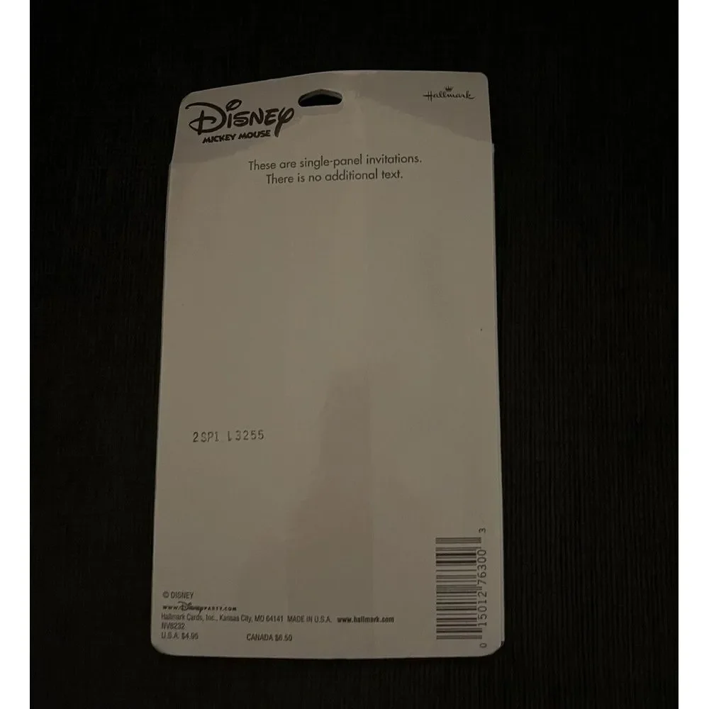 Vintage Disney Hallmark Mickey Mouse Party Invitations - 32 Total - NEW